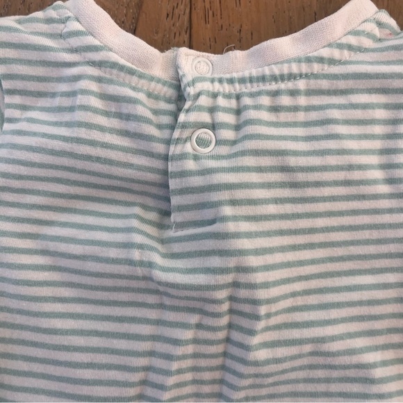 Baby Boy Shirt Bundle 4 piece Rugged Butts 6-9 months Striped Button Blue Green - Picture 9 of 16